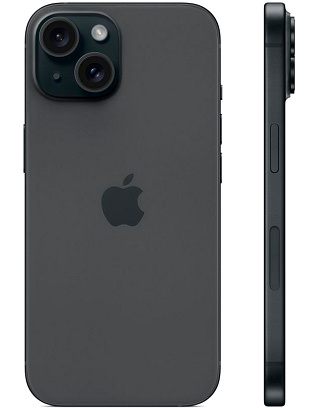 Apple iPhone 15 128GB (A3092) (черный) фото 2