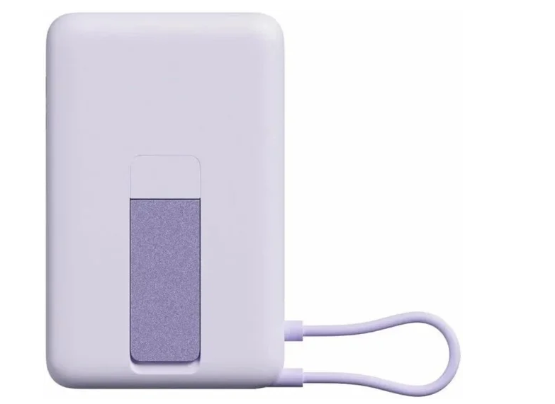 Xiaomi Magnetic Power Bank 10000 with Built-in Stand (WPB1007Z, фиолетовый) фото 1