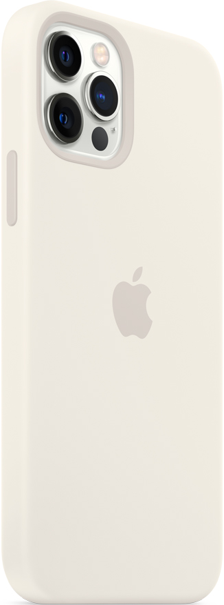 Чехол Apple для iPhone 12 Pro Max Silicone Case with MagSafe (белый)