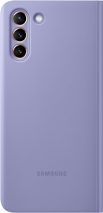 Чехол-книжка Smart Clear View Cover для Samsung S21+ (фиолетовый)