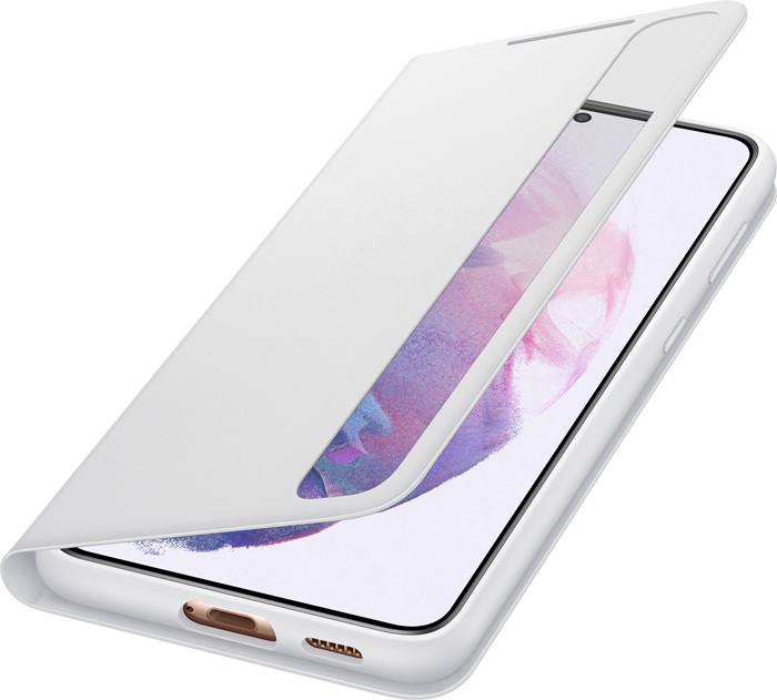 Чехол-книжка Smart Clear View Cover для Samsung S21+ (серый) фото 3 Чехол-книжка Smart Clear View Cover для Samsung S21+ (серый) фото 3