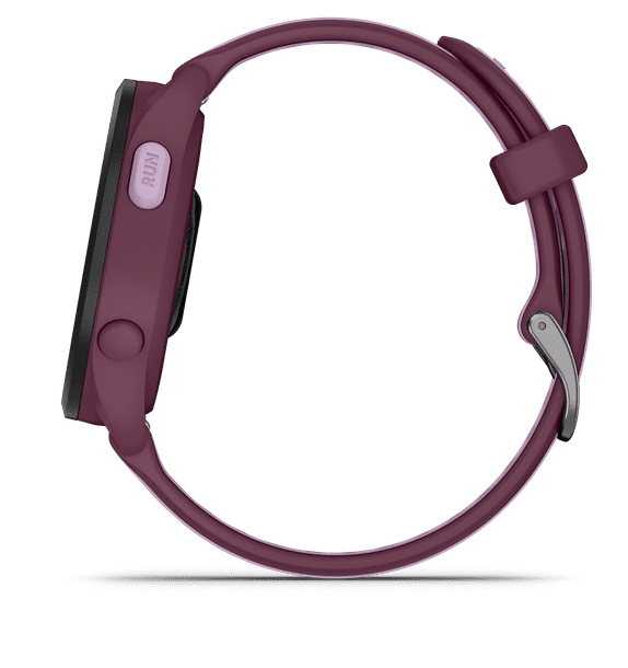 Garmin Forerunner 165 Music 43 мм (ягодный корпус/сиреневый ремешок) фото 2