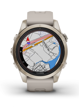 Garmin Fenix 7S Pro Sapphire Solar 42 мм (бежевый корпус/песочный ремешок) фото 3 Garmin Fenix 7S Pro Sapphire Solar 42 мм (бежевый корпус/песочный ремешок) фото 3