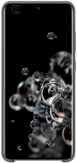 Silicone Cover для Samsung Galaxy S20 Ultra (серый)