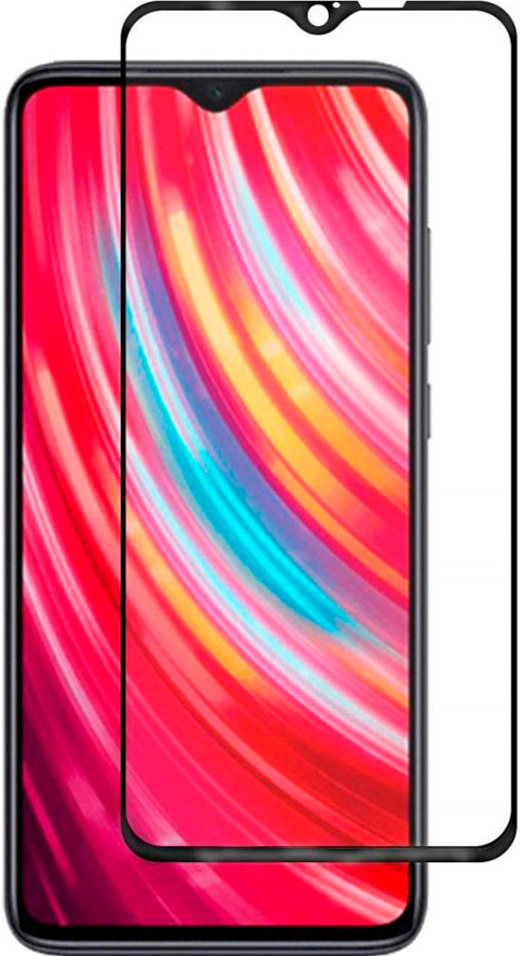 Защитное стекло RED LINE "Full Glue" для Xiaomi Redmi Note 8 Pro черная рамка