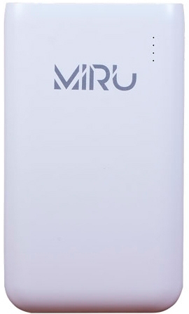 Внешний аккумулятор Miru Li Pol 10000 mAh (белый)