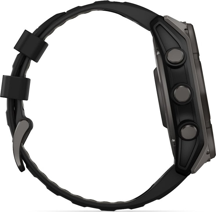 Garmin Fenix 8 AMOLED Sapphire Solar 51 мм (карбоновый корпус/черно-серый ремешок) фото 5 Garmin Fenix 8 AMOLED Sapphire Solar 51 мм (карбоновый корпус/черно-серый ремешок) фото 5