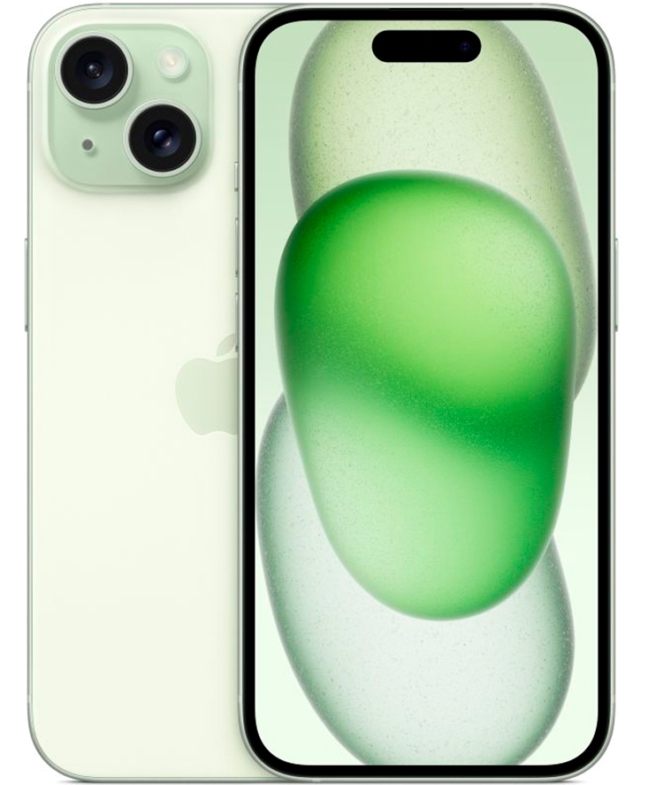 Apple iPhone 15 128GB (A3090,  SIM +eSIM) (зеленый)