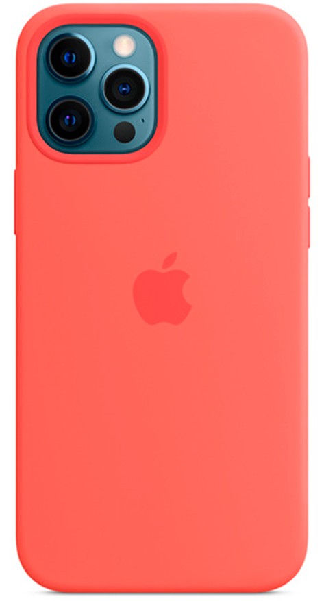 Apple для iPhone 12 Pro Max Silicone Case with MagSafe (розовый)