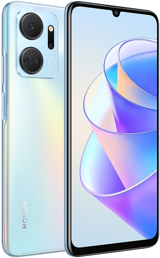 HONOR X7a Plus 6/128GB (мерцающий серебристый)