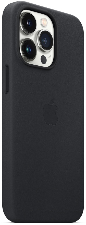 Чехол Apple для iPhone 13 Pro Leather Case with MagSafe (полночь)