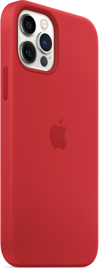 Чехол Apple для iPhone 12 Pro Max Silicone Case with MagSafe (красный)