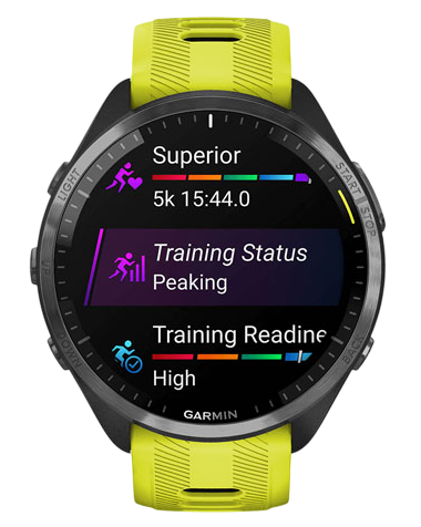 Garmin Forerunner 965 47 мм (черный корпус/черно-желтый ремешок) фото 1