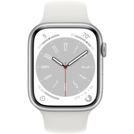 Apple Watch Series 8 45 мм (серебристый) фото 1 Apple Watch Series 8 45 мм (серебристый) фото 1