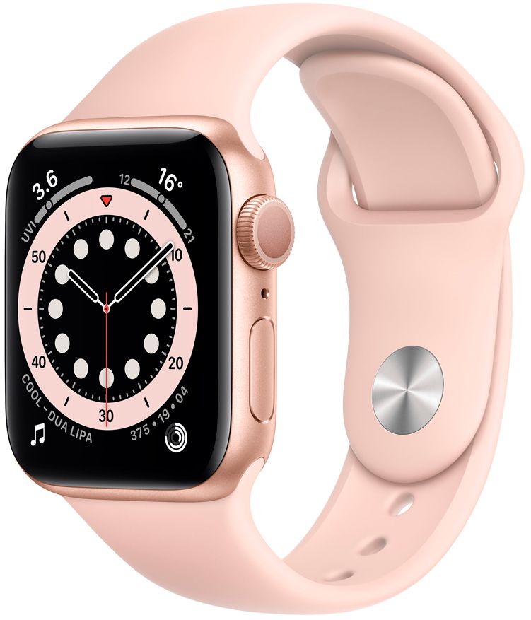 Smart Chasy Apple Watch Series 6 44 Mm Rozovoe Zoloto