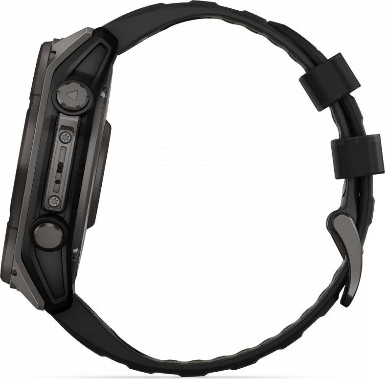 Garmin Fenix 8 AMOLED Sapphire Solar 51 мм (карбоновый корпус/черно-серый ремешок) фото 4 Garmin Fenix 8 AMOLED Sapphire Solar 51 мм (карбоновый корпус/черно-серый ремешок) фото 4