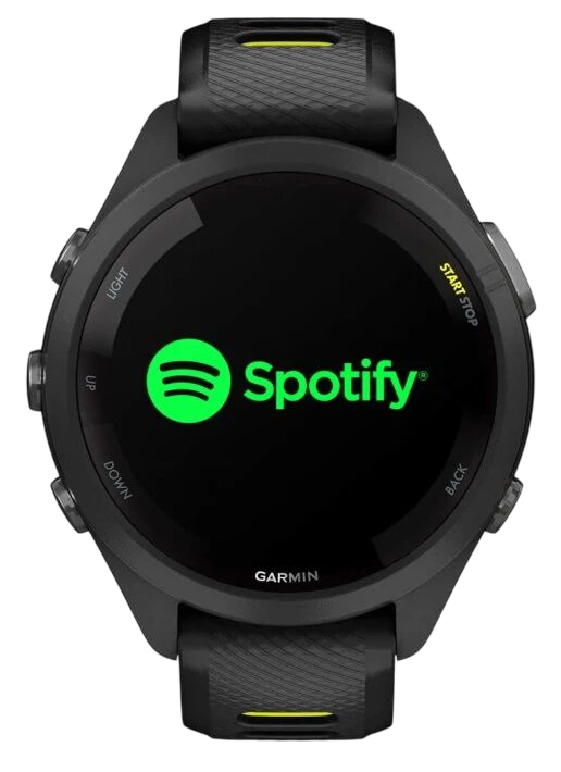 Garmin Forerunner 265S 42 мм (черный корпус/черно-желтый ремешок) фото 1