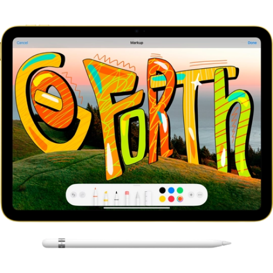 Apple iPad 10 2022 Wi-Fi 64Gb + сетевой переходник (серебристый) фото 3 Apple iPad 10 2022 Wi-Fi 64Gb + сетевой переходник (серебристый) фото 3