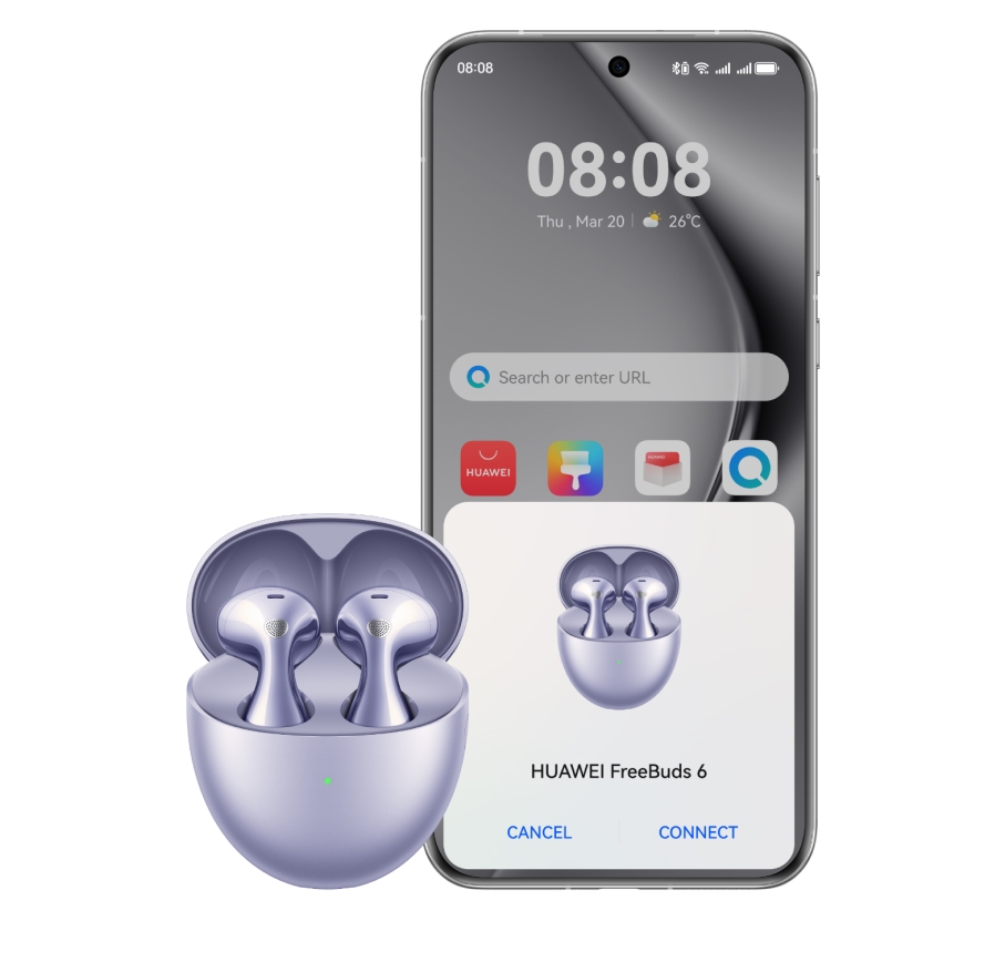 HUAWEI FreeBuds 6 T0020 шумоподавление