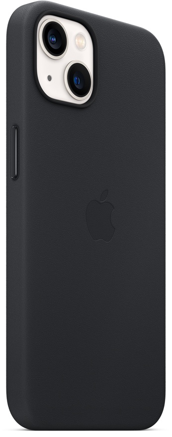 Apple для iPhone 13 Leather Case with MagSafe (полночь)