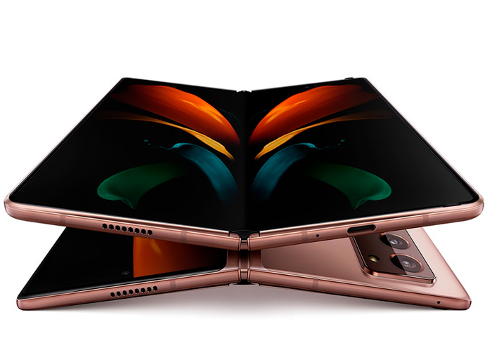 Смартфон Samsung Galaxy Z Fold2 F916 (бронза) фото 8