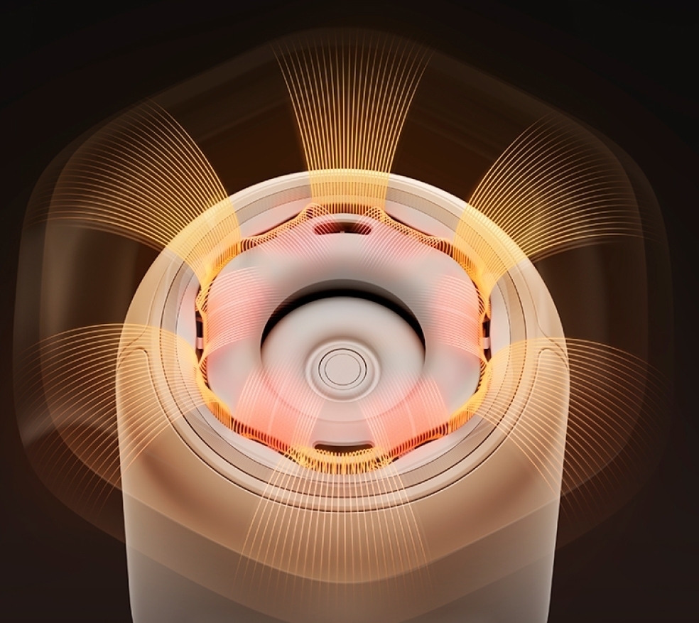 Мощный поток воздуха