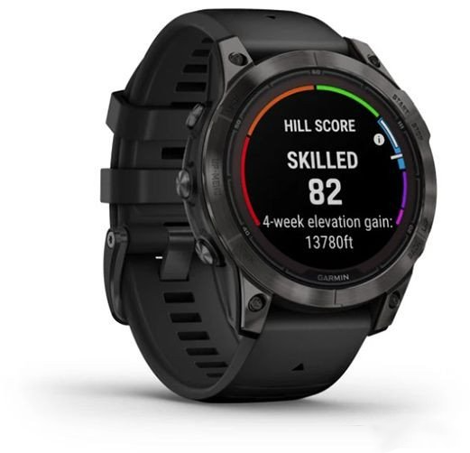 Garmin Fenix 7 Pro Sapphire Solar 47 мм (черный корпус/черный ремешок) фото 3 Garmin Fenix 7 Pro Sapphire Solar 47 мм (черный корпус/черный ремешок) фото 3