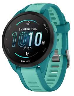 Garmin Forerunner 165 Music 43 мм (бирюзовый корпус/ремешок аква) Garmin Forerunner 165 Music 43 мм (бирюзовый корпус/ремешок аква)