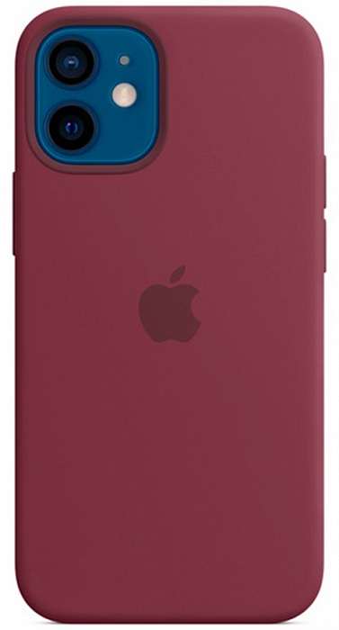 Чехол Apple для iPhone 12 mini Silicone Case with MagSafe (сливовый)