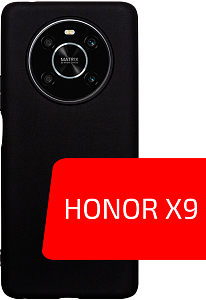 Volare Rosso Matt TPU для HONOR X9 (черный)
