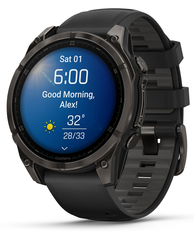 Garmin Fenix 8 AMOLED 51 мм (черный корпус/черный ремешок) фото 1
