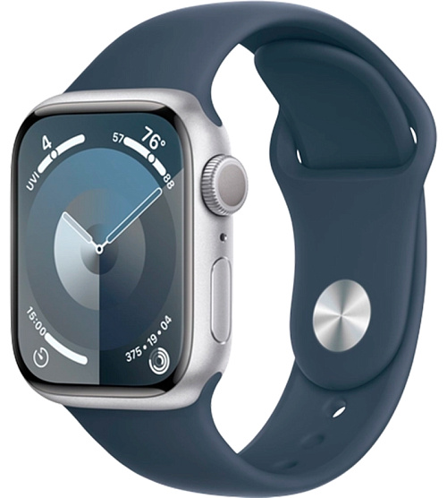 Apple Watch Series 9 41 мм (серебристый) Apple Watch Series 9 41 мм (серебристый)