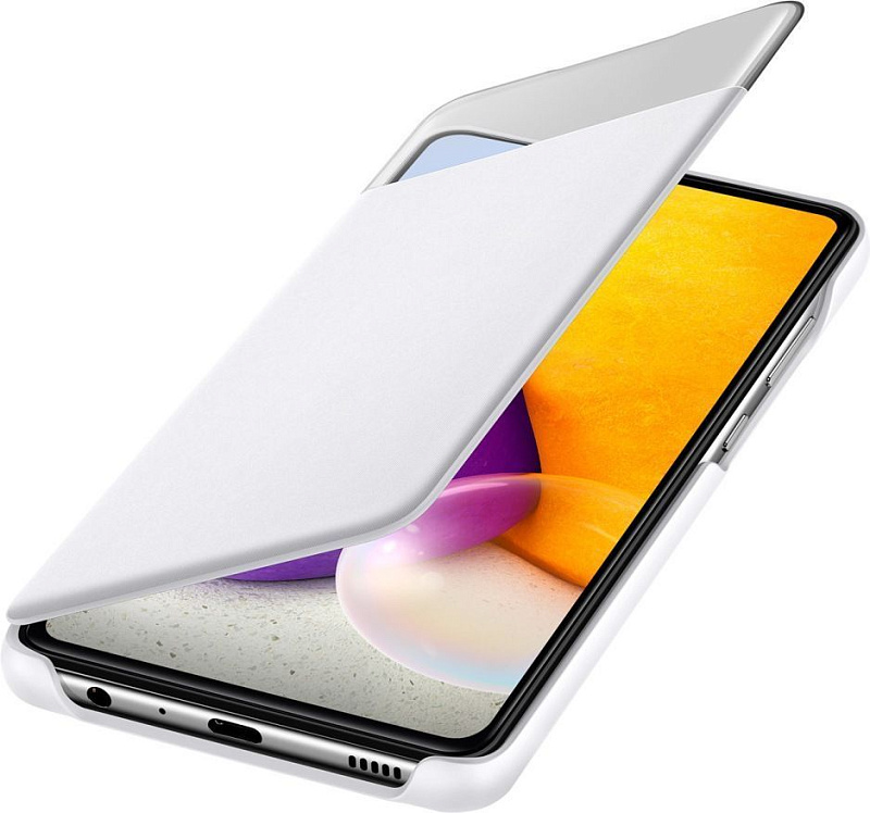 Чехол-книжка S View Wallet Cover для Samsung A72 (белый) фото 3