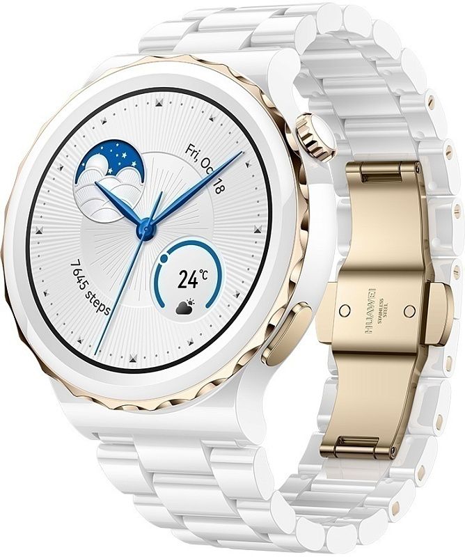 Huawei Watch GT 3 Pro 43 мм белый/керамика фото 3 Huawei Watch GT 3 Pro 43 мм белый/керамика фото 3