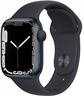 Смарт-часы Apple Watch Series 7 41 мм (темная ночь)