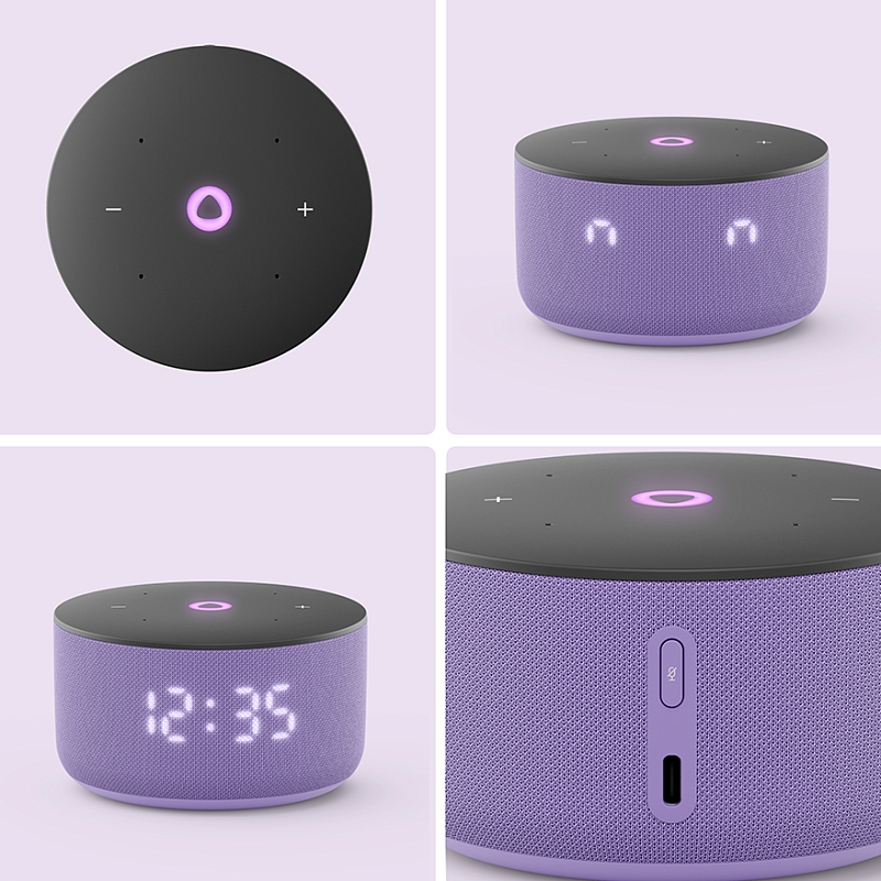 Новая Яндекс. Станция Мини 3 (лиловый) фото 4