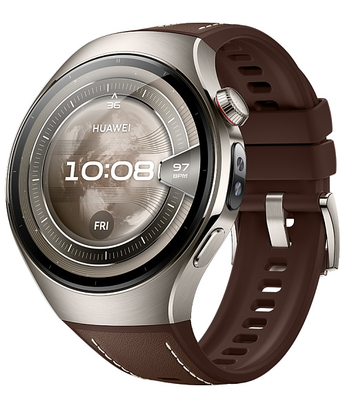 Huawei Watch 5 46 мм LTE RTS-AL00 (коричневый, кожа)