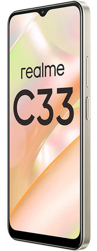 realme C33 4/64GB NFC (золотой) фото 3