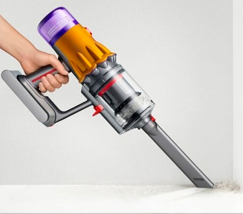 Dyson V12 Detect Slim Absolute, желтый/никель фото 4 Dyson V12 Detect Slim Absolute, желтый/никель фото 4