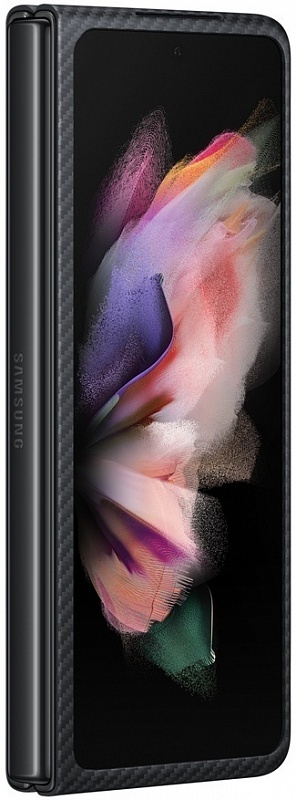 Silicone Cover для Samsung Z Fold3 (черный) фото 5