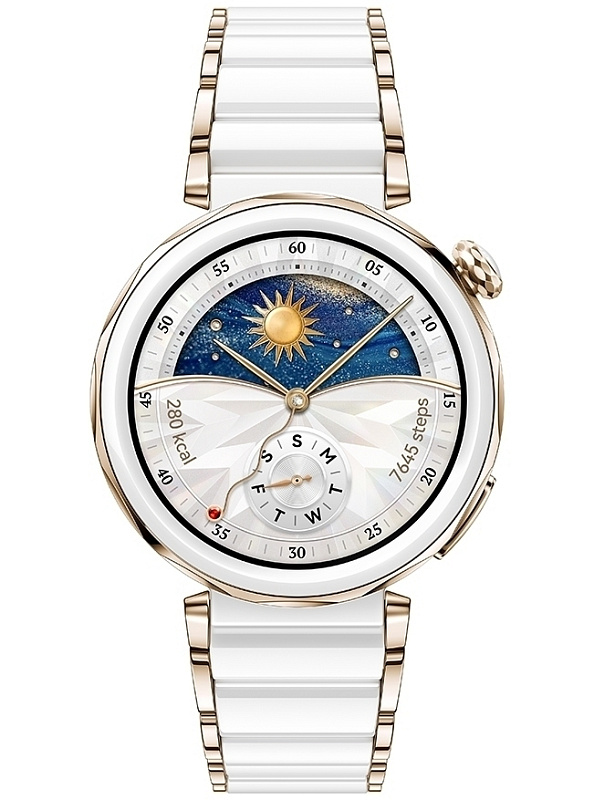 Huawei Watch GT 5 Pro 42 мм, керамика (белый) фото 2 Huawei Watch GT 5 Pro 42 мм, керамика (белый) фото 2