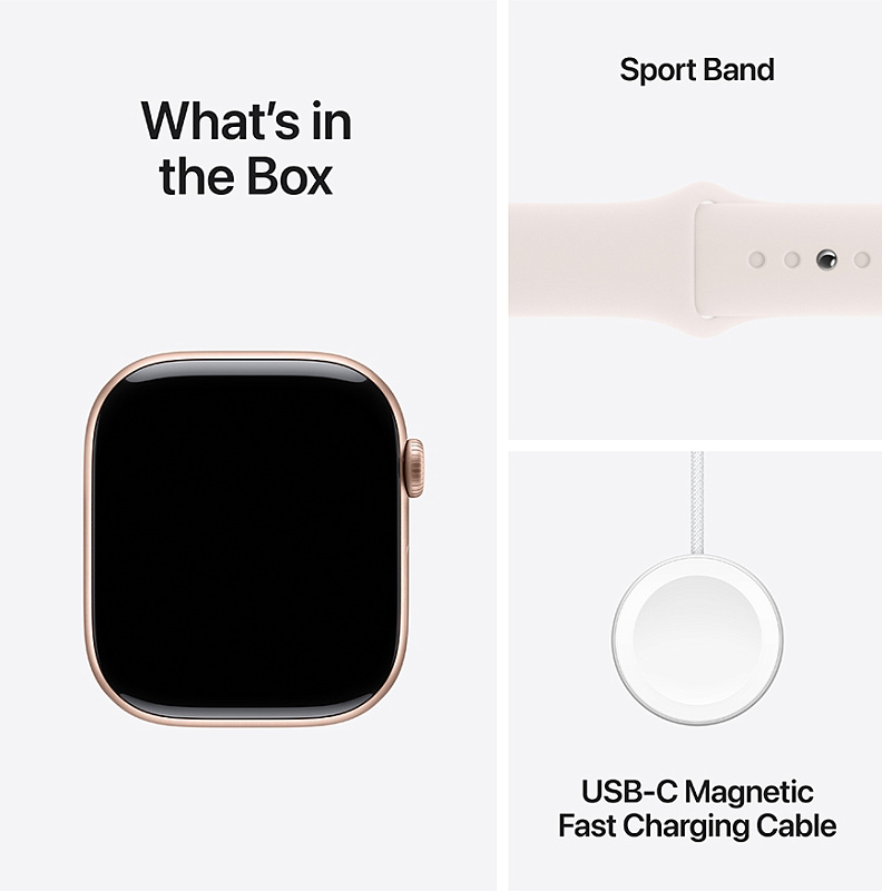 Apple Watch Series 10 46 мм (розовое золото корпус, розовый ремешок) фото 4 Apple Watch Series 10 46 мм (розовое золото корпус, розовый ремешок) фото 4