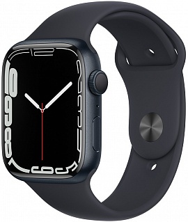 Смарт-часы Apple Watch Series 7 45 мм (темная ночь)