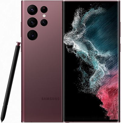Смартфон Samsung Galaxy S22 Ultra 12/256GB S908 (бургунди)