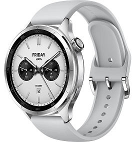 Xiaomi Watch S4  (серебристый)