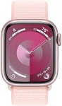 Apple Watch Series 9 41 мм нейлоновый ремешок (розовый) фото 1