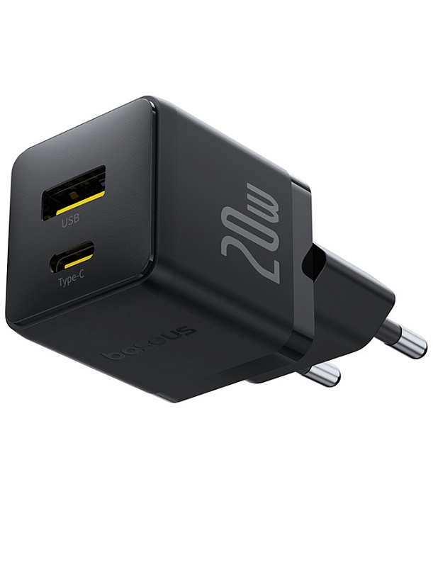 Baseus Palm Fast Charger C+U 20W (черный) фото 1