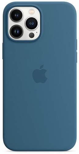 Apple для iPhone 13 Pro Max Silicone Case with MagSafe (голубая сойка)