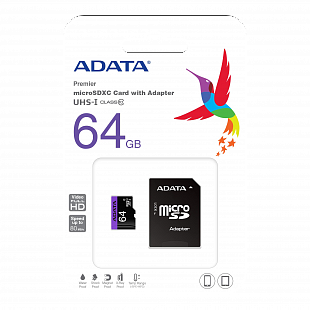 ADATA microSDHC 64Gb фото 2