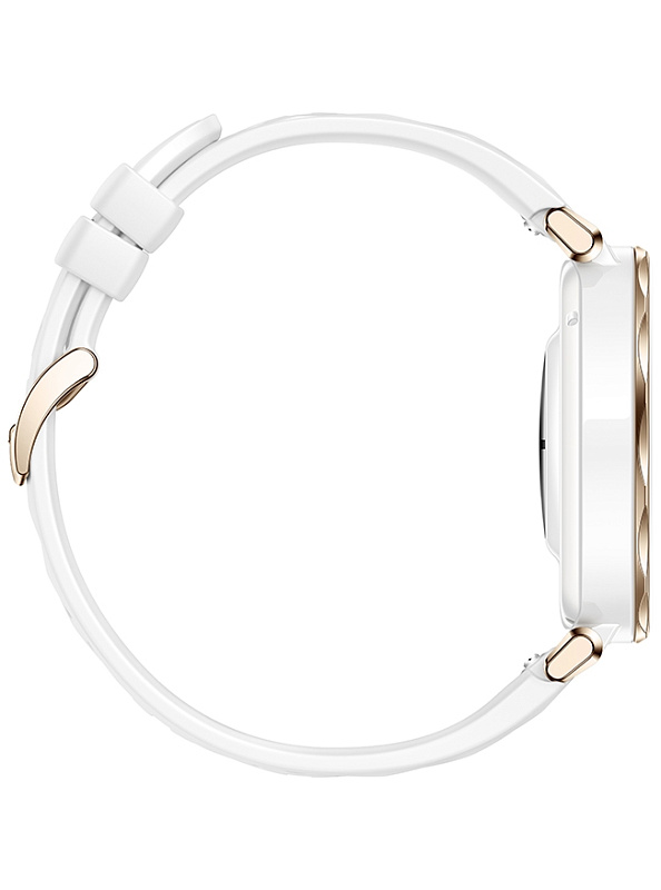 Huawei Watch GT 5 Pro 42 мм, фторэластомер (белый) фото 4 Huawei Watch GT 5 Pro 42 мм, фторэластомер (белый) фото 4